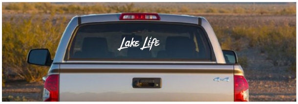Lake Life Decals DIY Decals Lake Decals Boating Decals Car