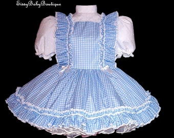 Items similar to Adult Sissy Baby ABDL Babydoll Dress and panties Set ...