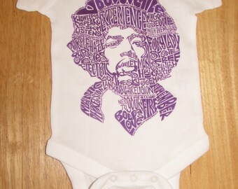 JIMI HENDRIX Bodysuit or Toddler Tee, Unisex baby , Unisex kids clothes, Baby Shower gift, Band T-Shirt, Jimi Hendrix Shirt, Band Tee
