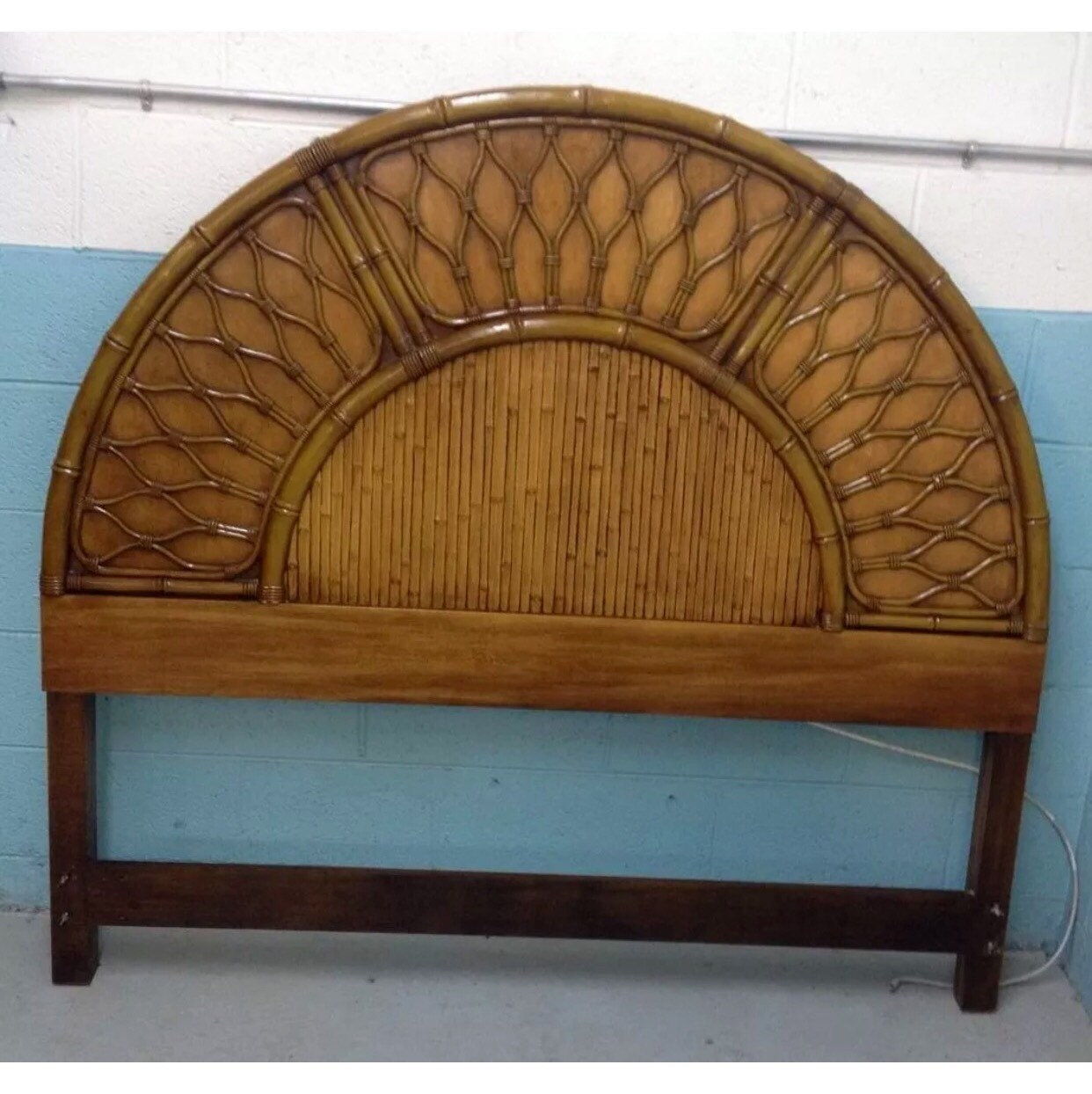 Faux Bamboo Vintage Headboard