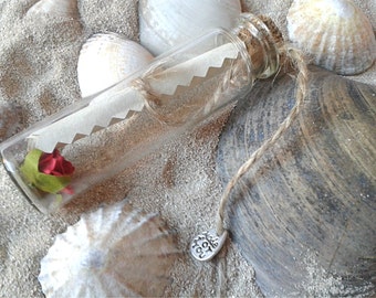 Unique Romantic Message In A Bottle Gift Keepsake Love