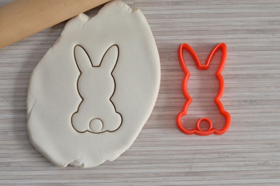 Easter bunny cookie cutter by boiteacookies on Etsy