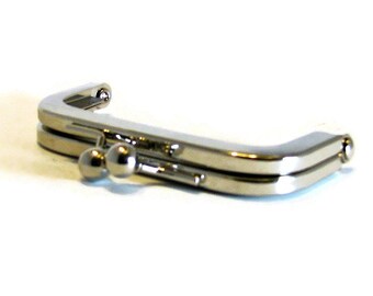 Silver Coin Purse Frame / Nickel Coin Purse Frame / Small Silver Purse Frame