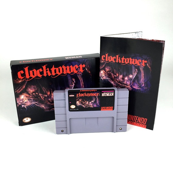 Clock Tower CiB Sealed SNES cartridge English by FishyFaceGames