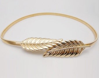Gold bridal belt, Silver bridal sash, Gold leaf belt, Silver leaf belt, gold bridal sash, style 62-3