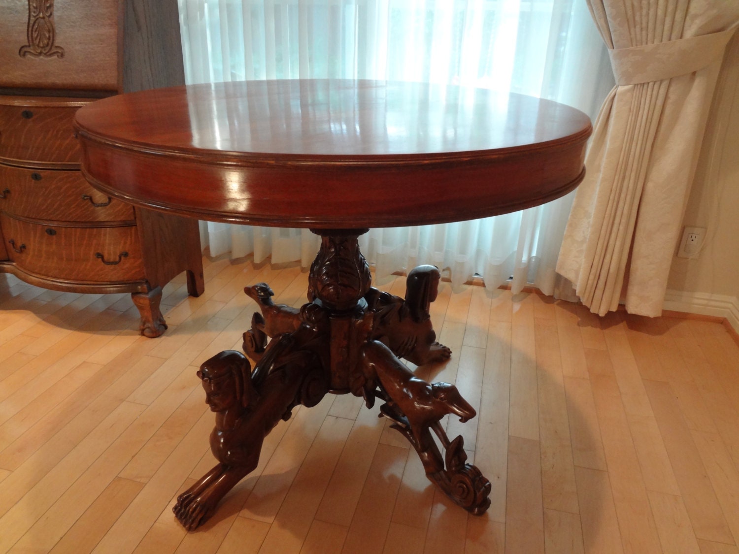 Antique Original French Empire Table Early 19th Century Haute Juice