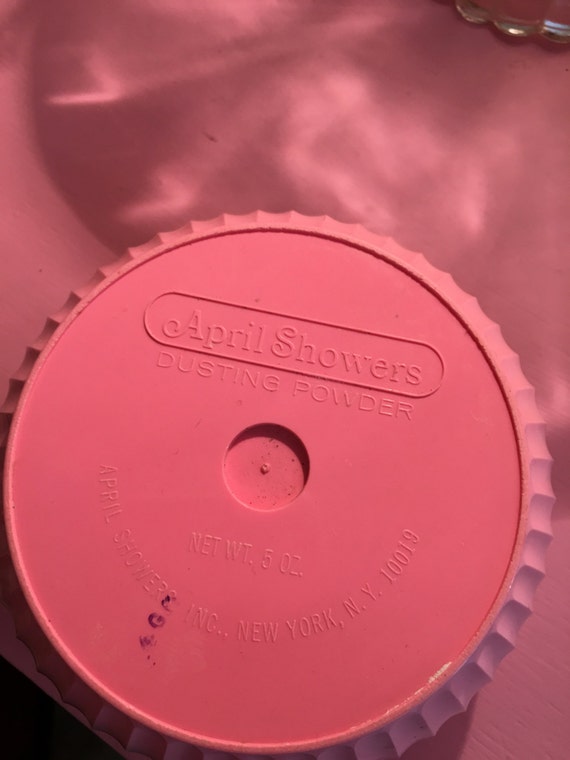 Powder Puff Box Dusting Powder Vintage Avon Container