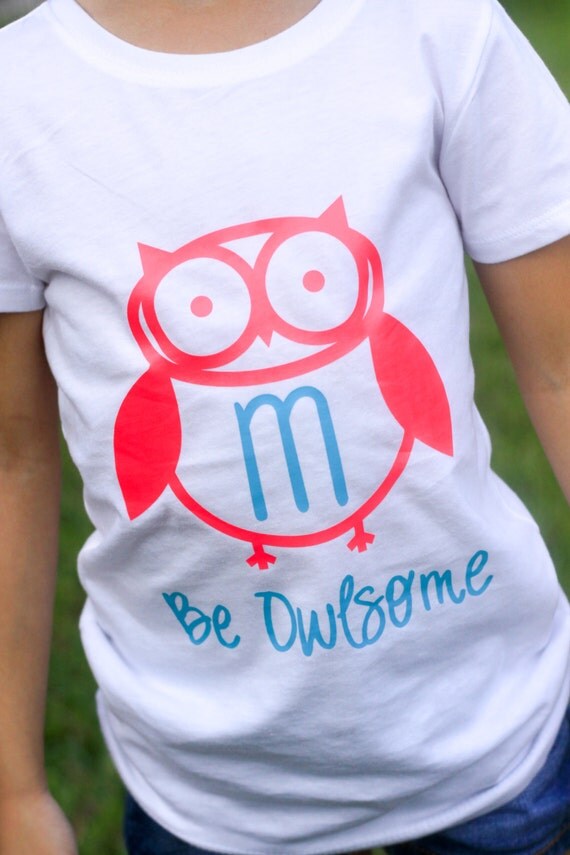 Be Owlsome Owl Shirt for Boys & Girls