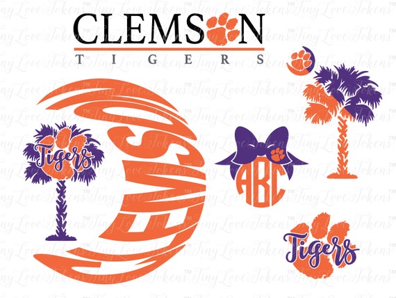 Download Clemson Tigers Design for Silhouette and other craft cutters