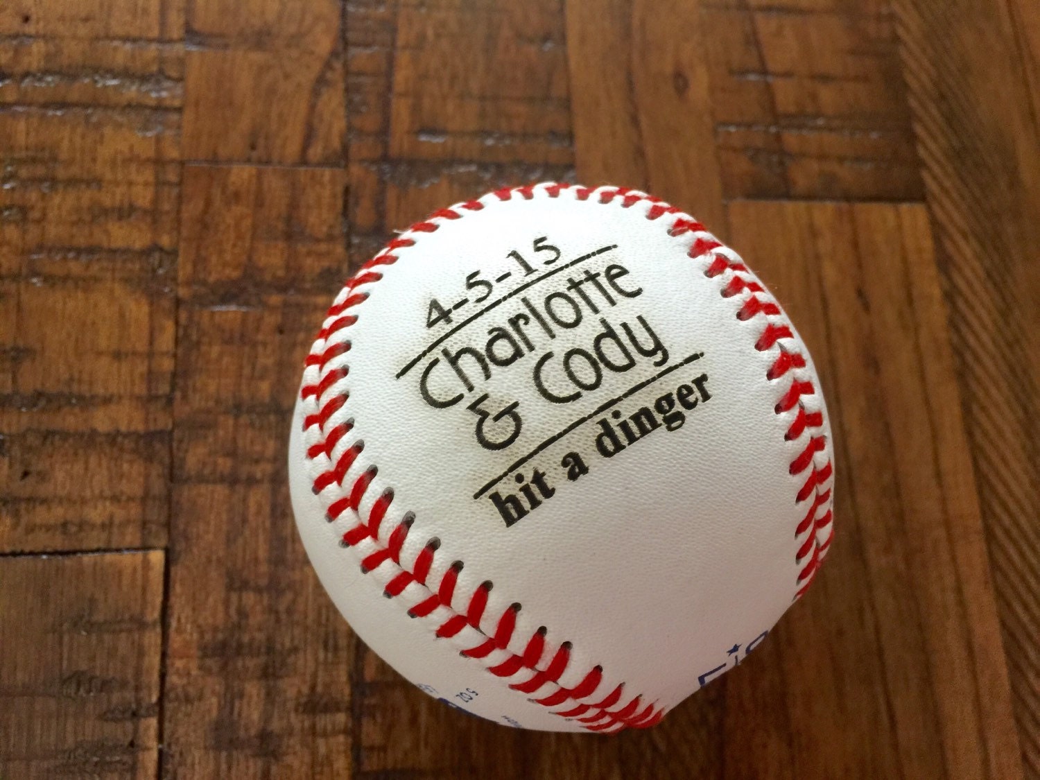 Engraved Baseball Custom Message Baseball by EngravedHappyism