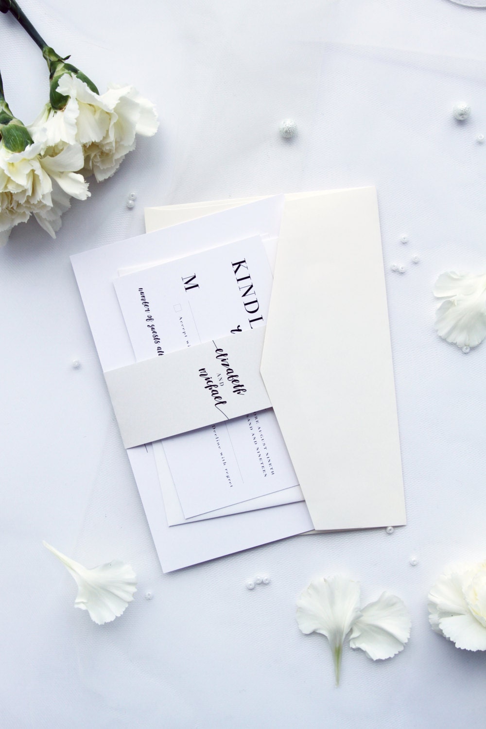 Elegant Pastel Colors Wedding Invitation by ParadiseInvitations