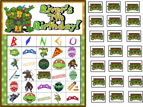 Personalized Teenage Mutant Ninja Turtles by OneKraftyMomma2