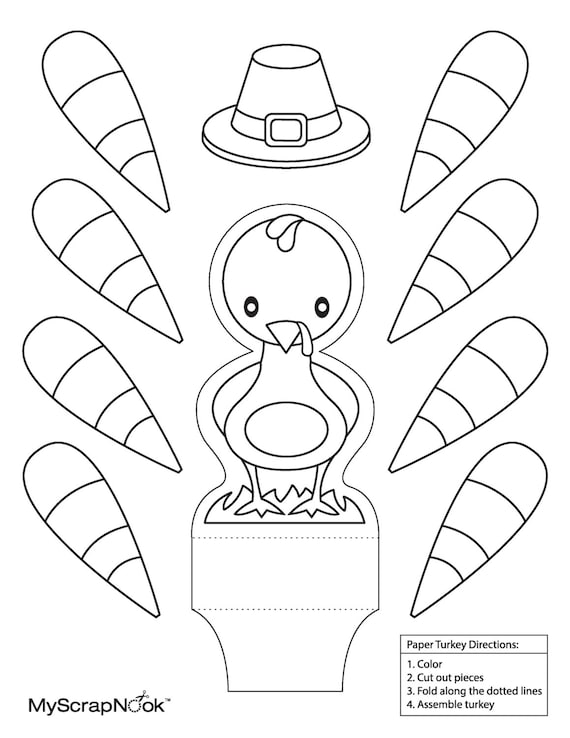 Turkey coloring print out