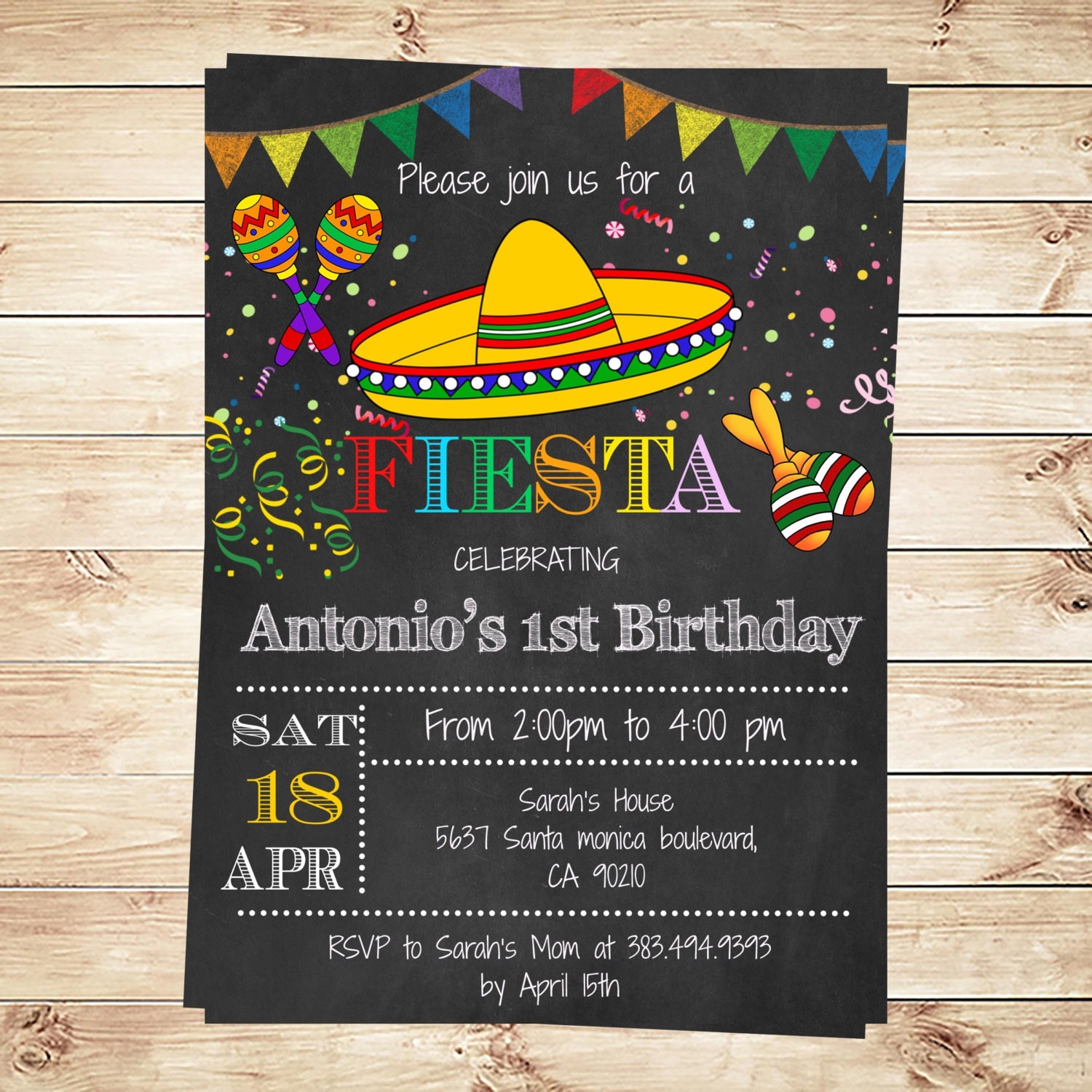 Mexican Fiesta Party Invitations 2