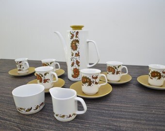 Vintage/Retro J & G Meakin Paisley tea set