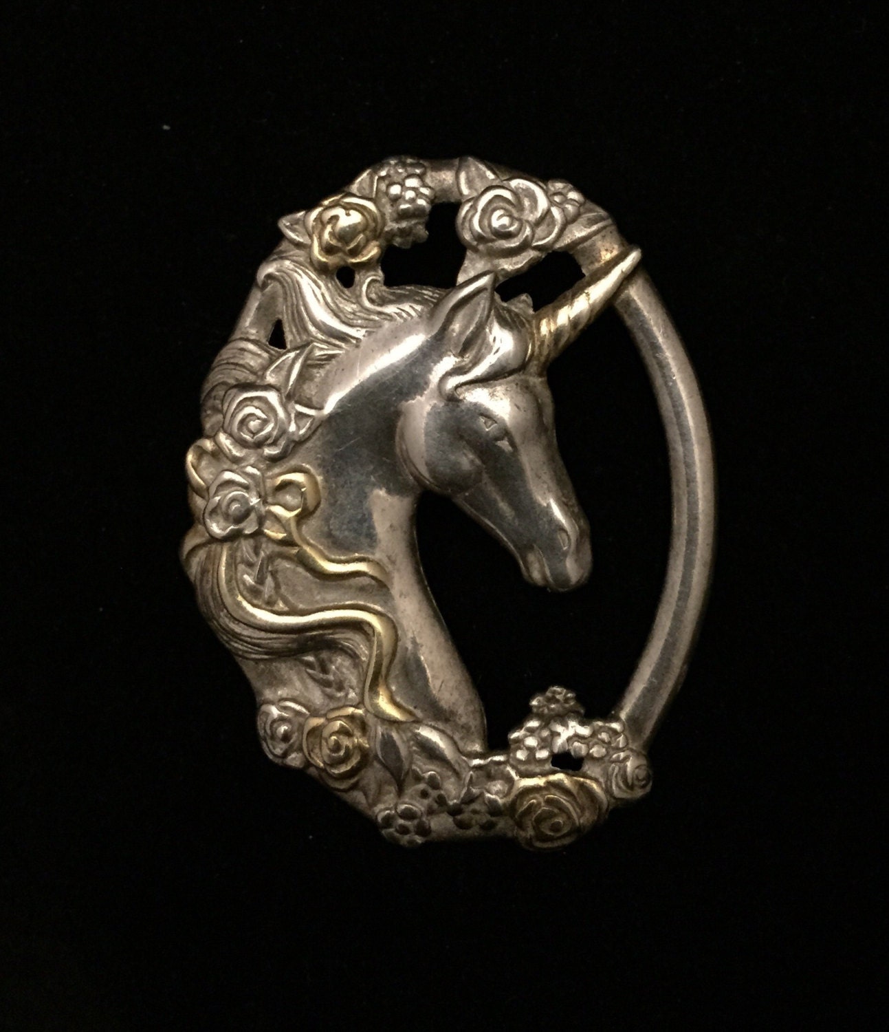 Vintage Gorham Sterling Silver Unicorn Pendant