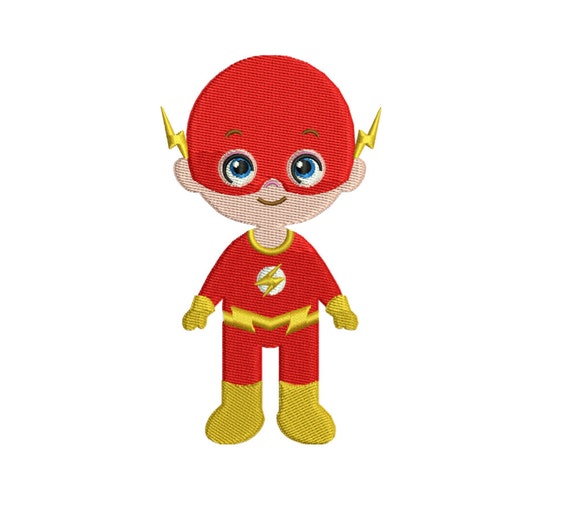 The Flash Embroidery Design The Flash Marvel by StitchValley