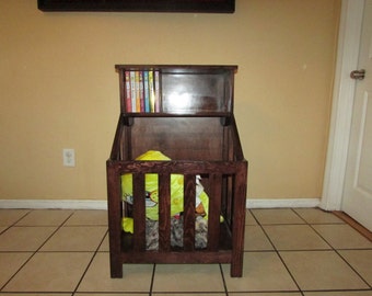 toy box book shelf combo