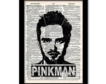 Breaking Bad Poster, Breaking Bad Print, Husband Boyfriend Gift, Breaking Bad wall art, Jesse Pinkman, Gift for a Man, Aaron Paul Print