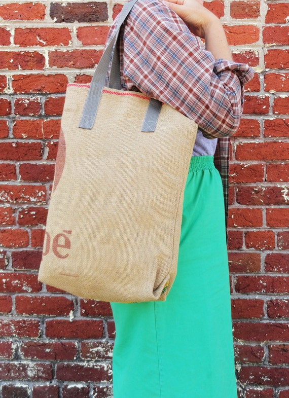 Burlap Tote - #5