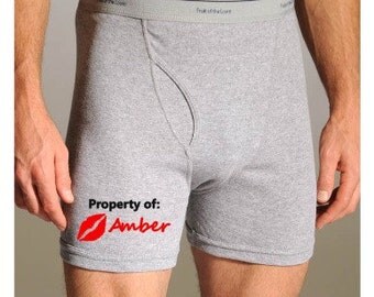 Personalized Men's Boxer Briefs