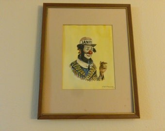 J.W. Powley ink and watercolor on paper