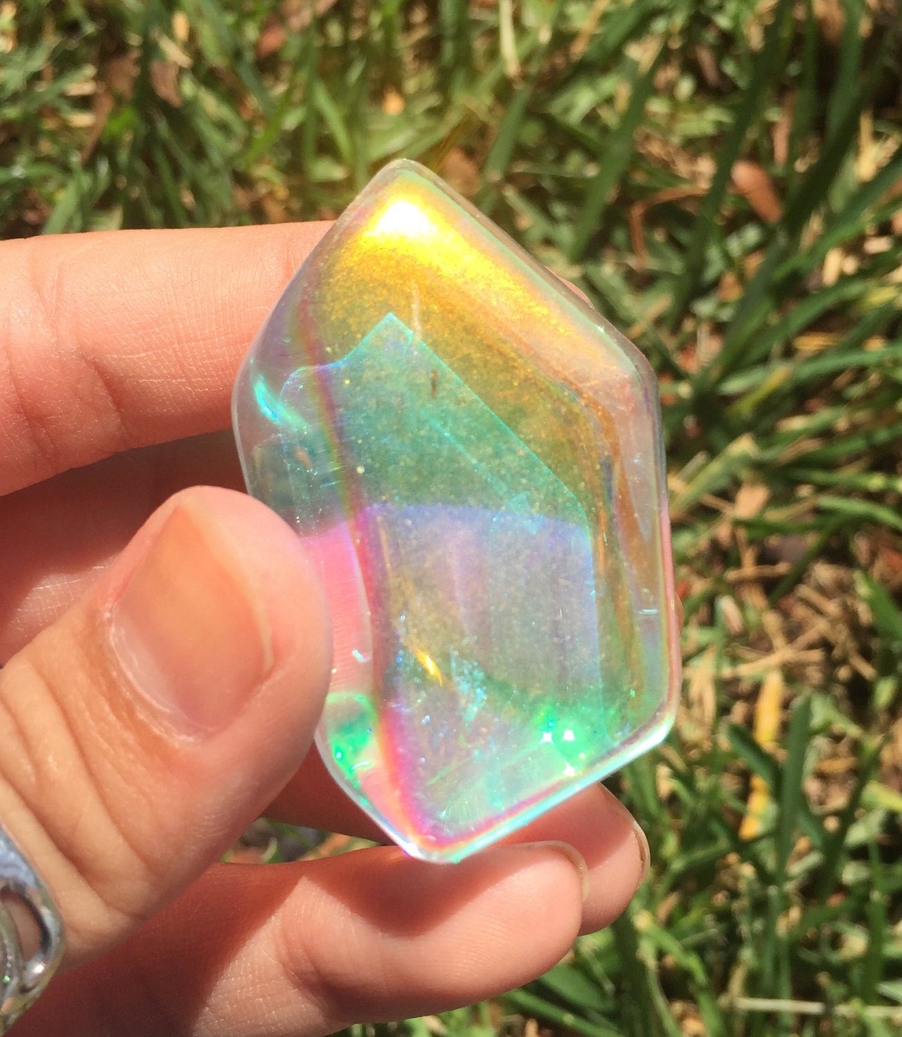 Opal Aura Quartz Crystal 19