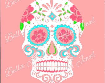 Sugar Skull SVG, sugar skull, svg, skull svg, svg files for cricut