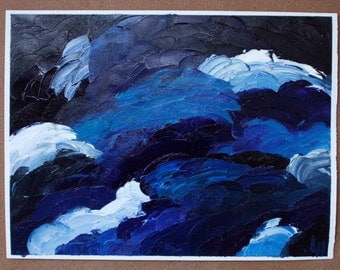Original abstract oil painting