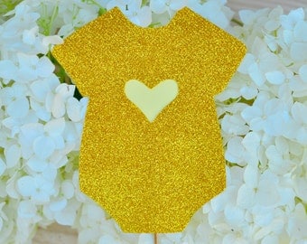 Baby Shower Cake Topper Baby Shower Decorations Glitter Baby Shower Cake Topper Glitter Cake Topper Baby Boy or Girl Baby Shower