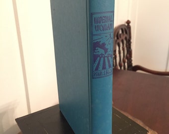 Vintage 1956 Blue Hardcover Publication of "Imperial Woman" by Pearl S. Buck