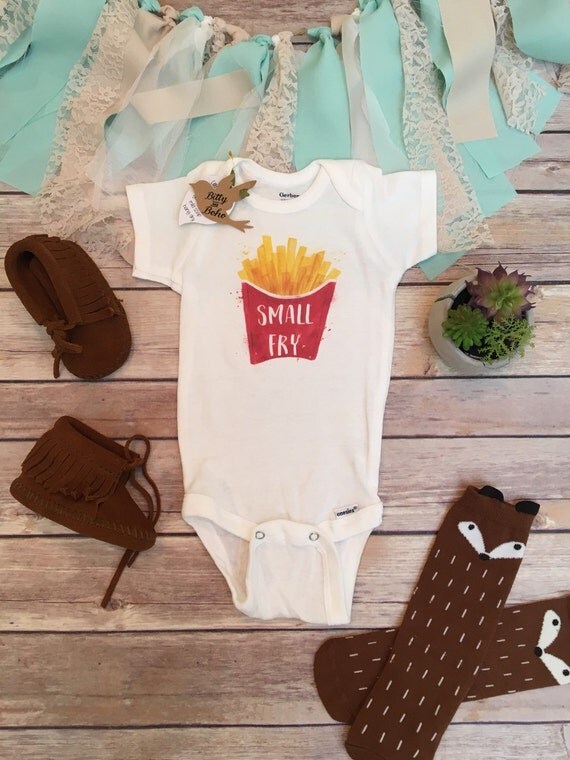 Small Fry Baby Onesie® Hipster Baby Funny Baby by BittyandBoho