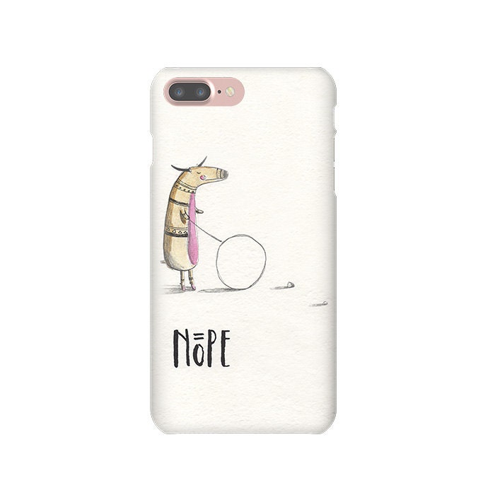 NOPE iPhone 7 Case art iPhone 6S case character Samsung S6 NOPE iPhone 7 Case art iPhone 6S case character Samsung S6