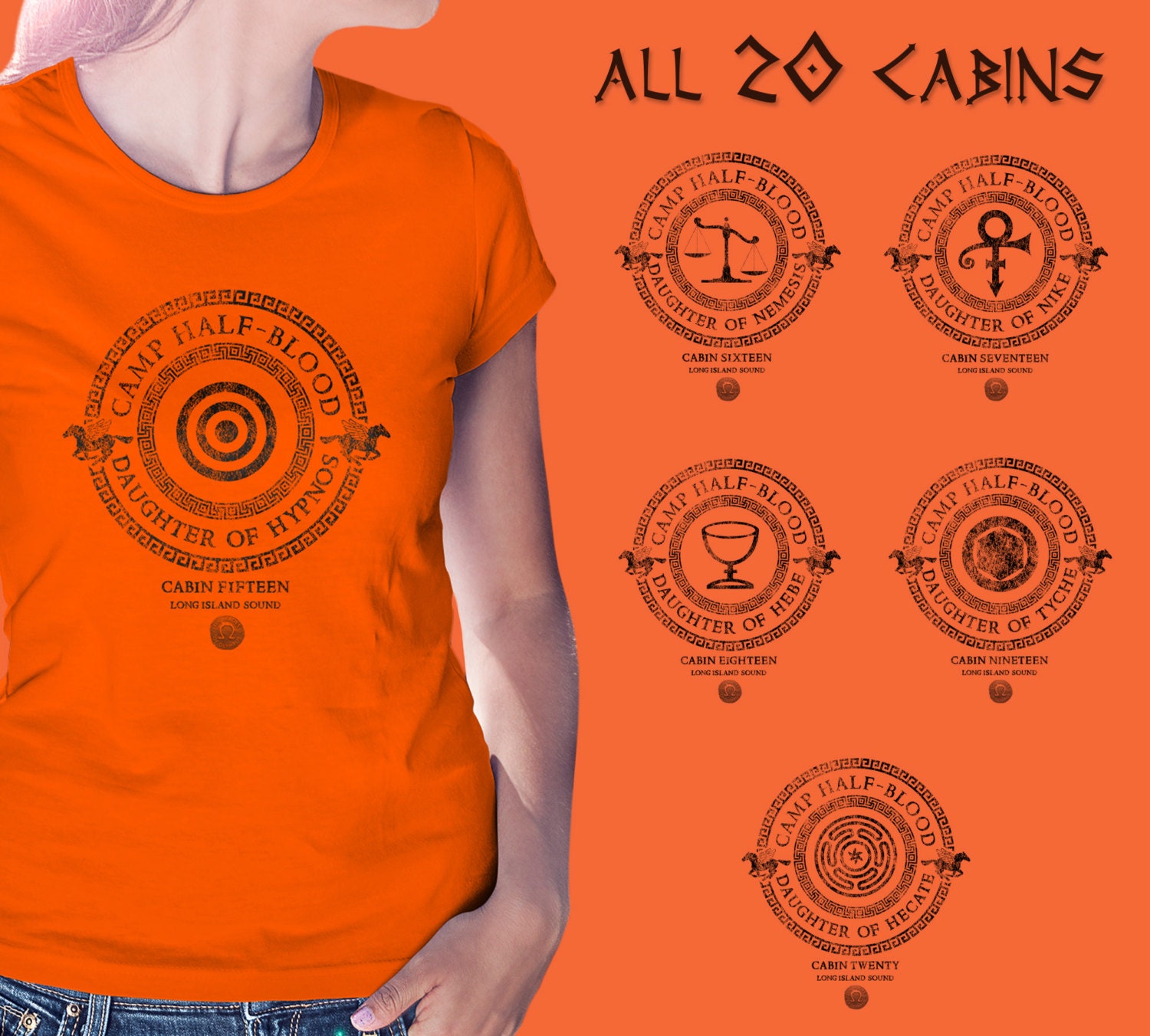 Camp Half Blood All 20 Cabins t shirt Percy by BestTeeShirts