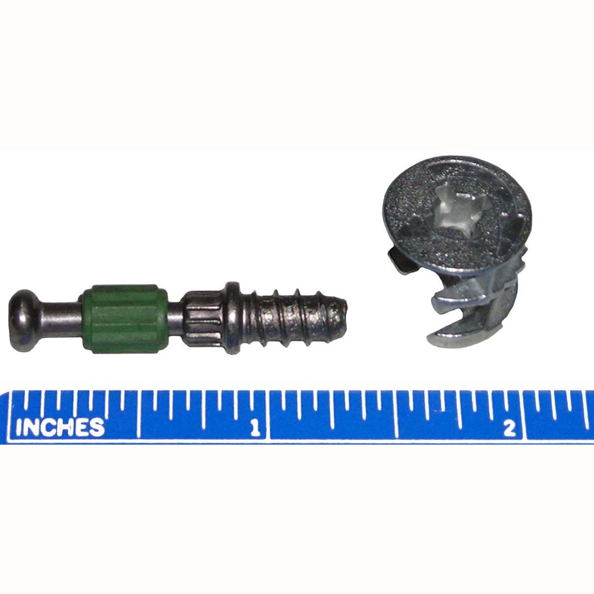 Cam Lock Furniture Fastener Kit 15mm x 13.2mm Cam with 23mm