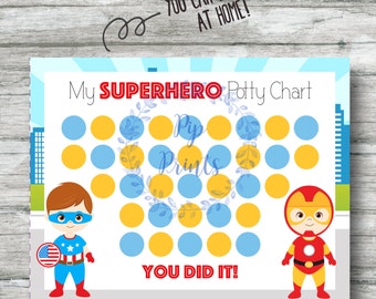 Superhero potty | Etsy