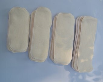 12 hemp cloth diaper inserts || liners / inserts / doublers / soakers for cloth diapers