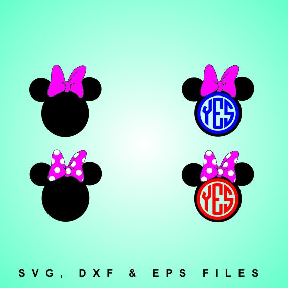 minnie mouse SVG DXF EPSSTUDIO3