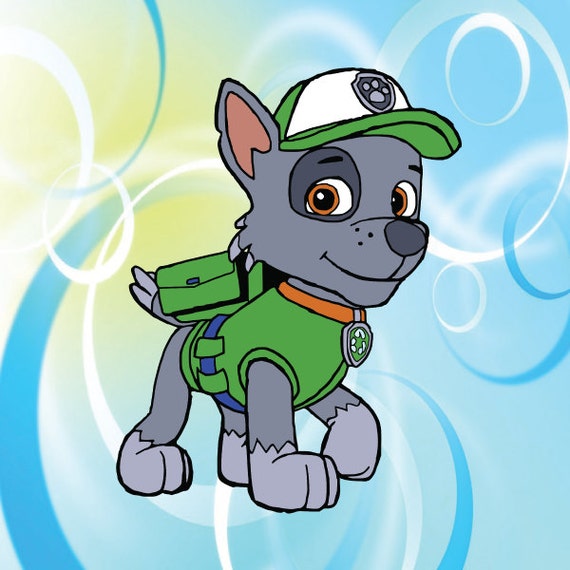Download Paw Patrol Rocky SVG epsdxfpng HQ Layered by PrintAtHomeDesign