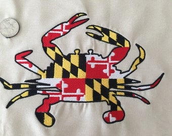Maryland Crabs Embroidery Design - 3 Crab sizes - just the crabs please