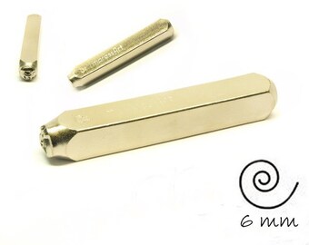 1 design stamp spiral swirl punch hallmark