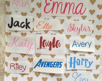 YETI Decal|Personalized Name Decal |Name Decal|Yeti Name Sticker|Yeti Decal |Yeti Cup Decal | Name Decal | Word Vinyl Decal | Any word Deca