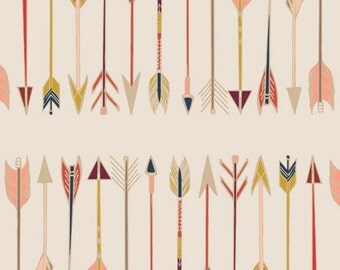 Arrows Fabric, Fletching Chant, Wild and Free Collection, Woodland Nursery fabric, Art Gallery Fabrics, Fabric by the yard, WFR 147