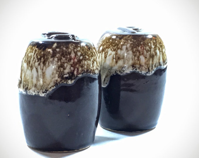 Vintage Hull Drip Ware Salt and Pepper Shaker Set | Hull Dripware Shakers
