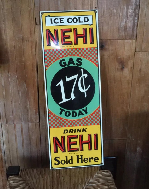 Nehi Porcelain Sign/Ande Rooney Reproduction by DustandMemories