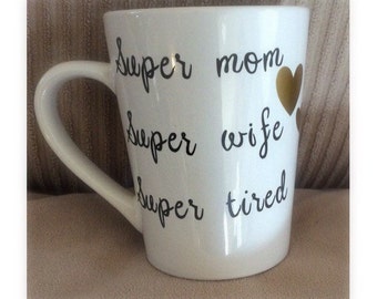 super mom coffee mug