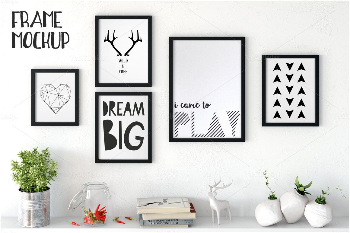 Download Frame mockup Poster mock-up Product Mockups Canvas