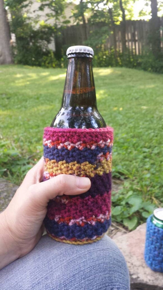 Crocheted Beer Bottle Cover/Cozy Fizzy