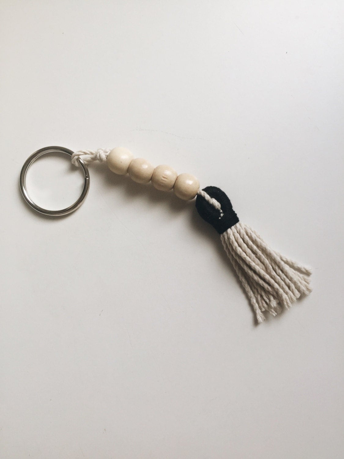 Beaded tassel keychain by TheDREAMWEAVERhawaii on Etsy