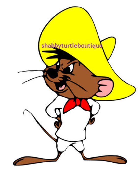 Speedy Gonzales SVG file by ShabbyTurtleBoutique on Etsy